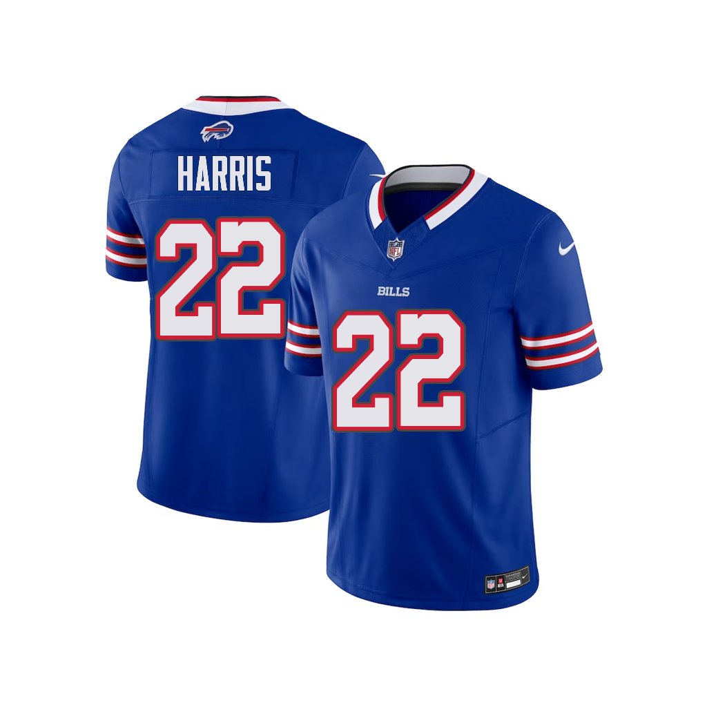 Buffalo Bills Damien Harris Blue Vapor F.U.S.E. Limited Jersey